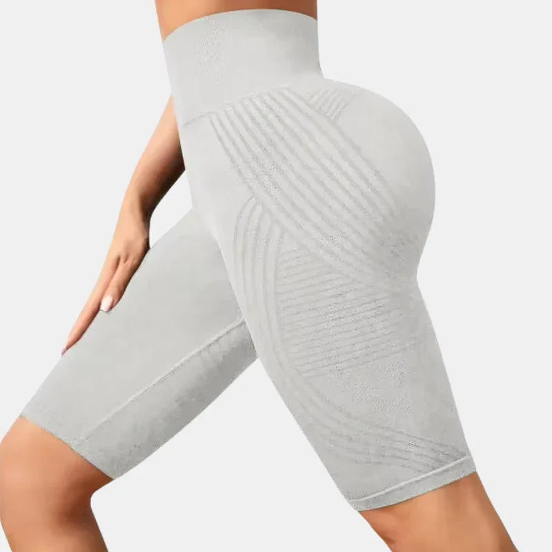 Leggings cortos anticelulitis | Albaricoque