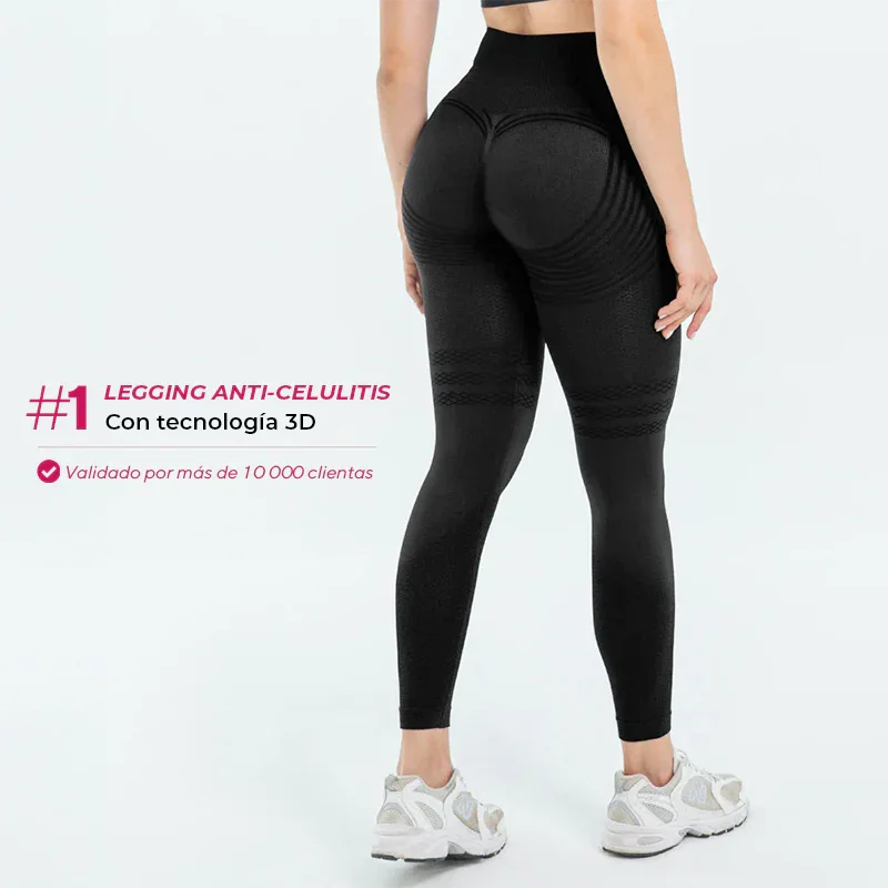 Leggings anticelulitis | Negro