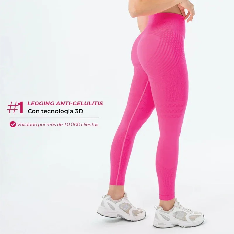 Leggings anticelulitis | Rosa