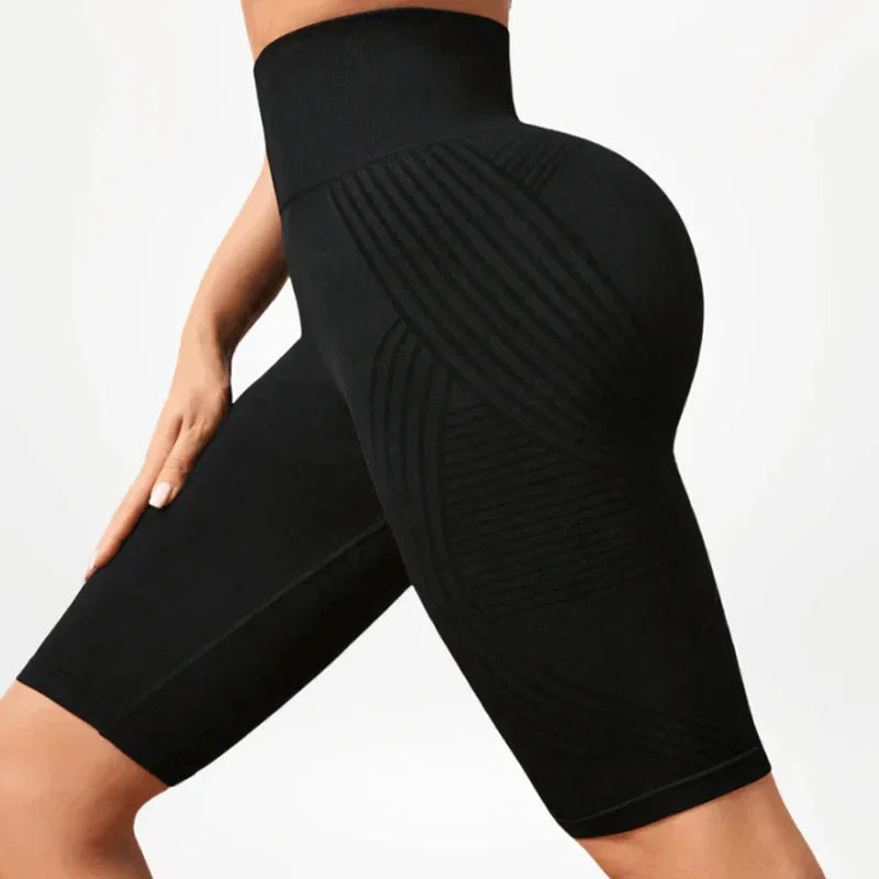 Leggings cortos anticelulitis | Negro