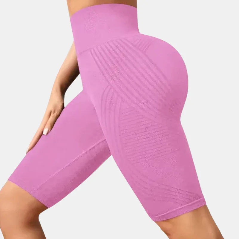 Leggings cortos anticelulitis | Rosa